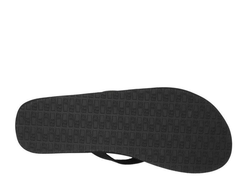 Sanuk Yoga Joy Women's Flip Flops Black | Canada 65MQZ